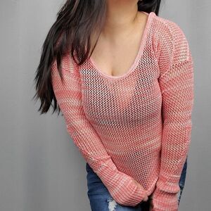 Soybu Coral Sweater